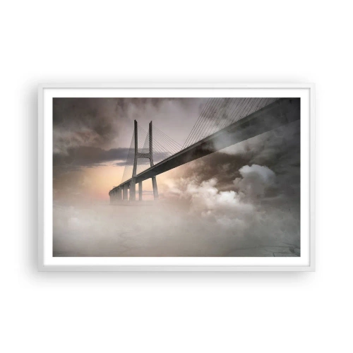 Plakat w białej ramie - Nad rzeką, której nie ma - 91x61 cm