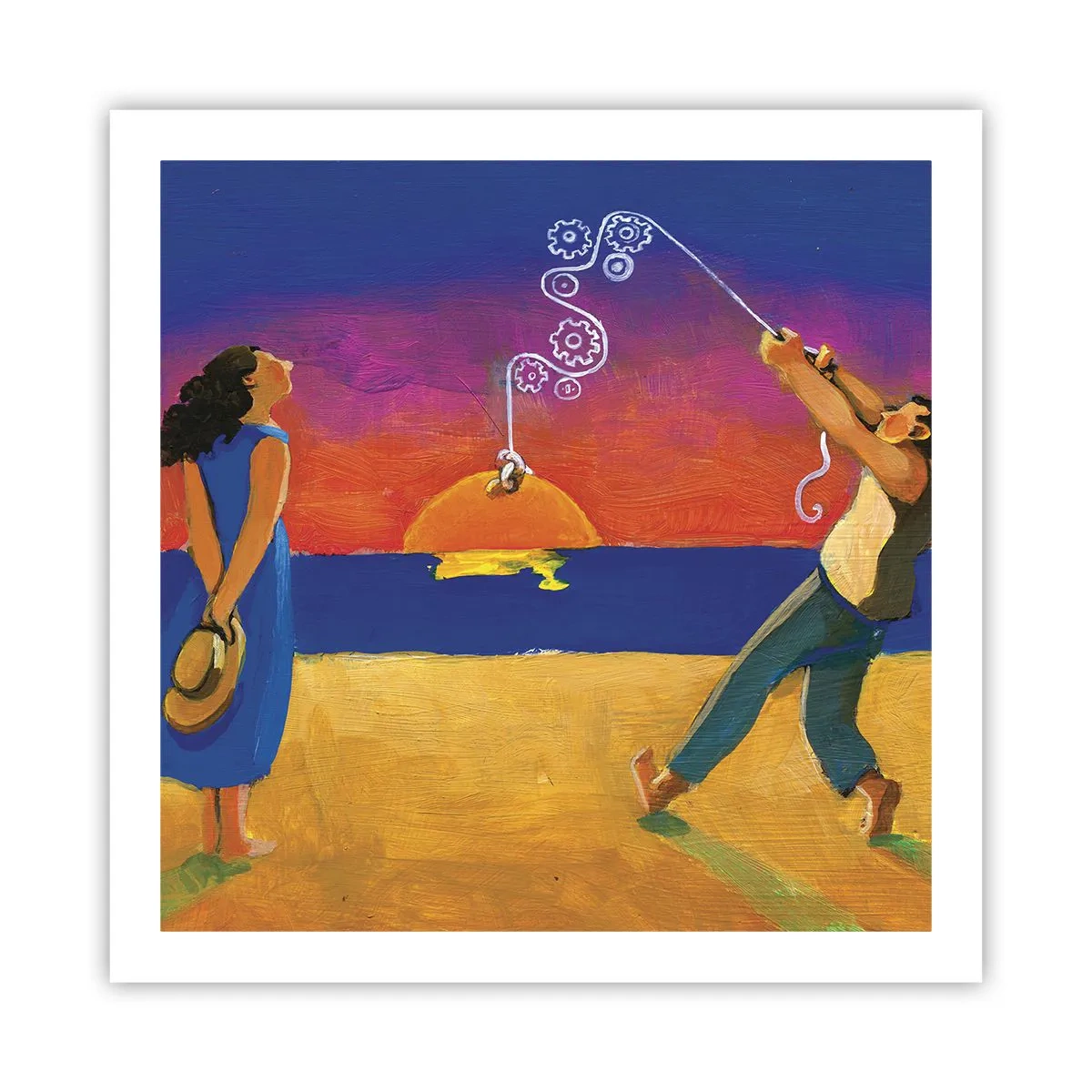 Plakat - Więcej niż gwiazdka z nieba - 60x60 cm