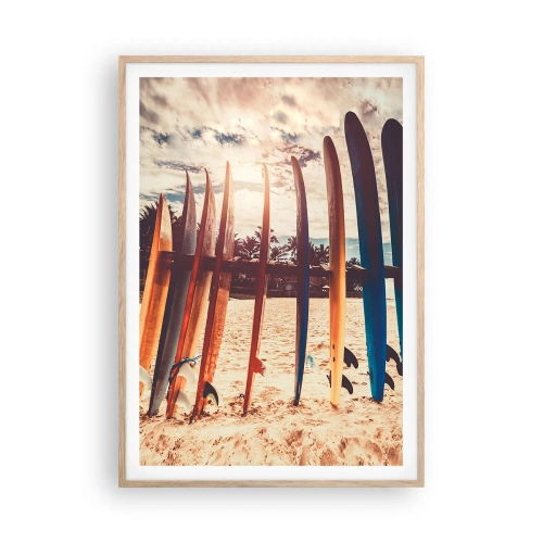 Plakat w ramie jasny dąb - Dobranoc, do jutra - 70x100 cm