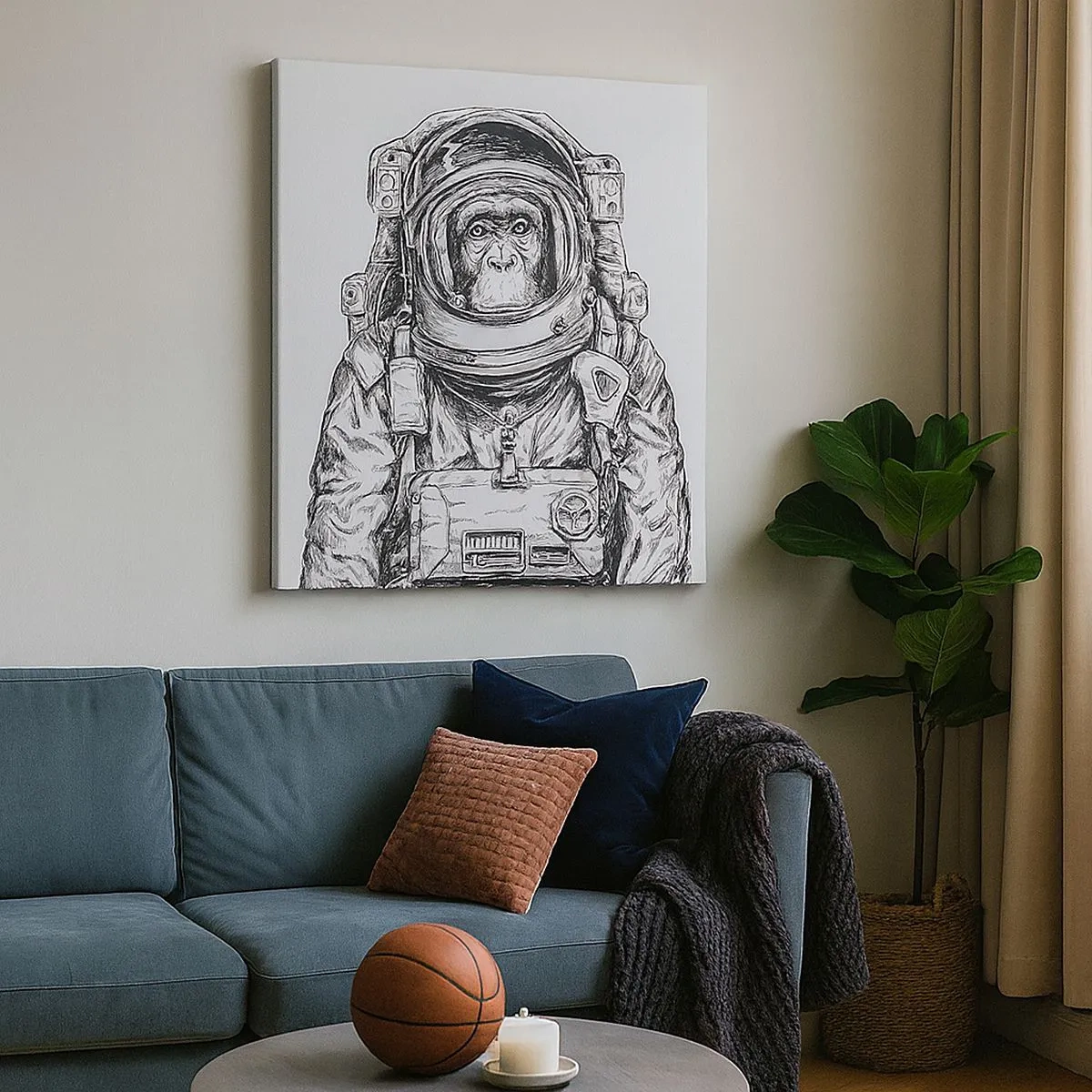 Obraz na płótnie - Alternatywna ewolucja - 30x30 cm