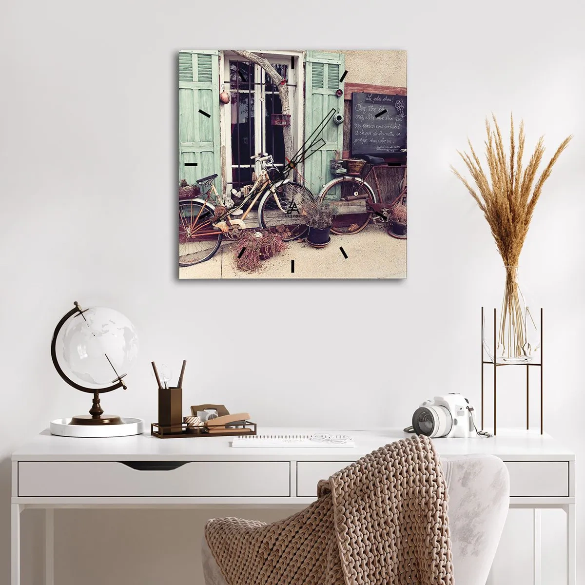 Zegar ścienny - Niech żyje prowincja - 40x40 cm