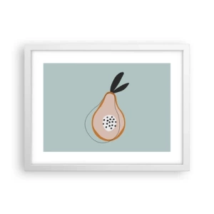 Plakat w białej ramie - Przeniknąć w naturę rzeczy - 40x30 cm