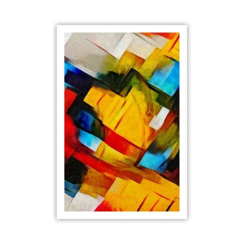 Plakat - Różnobarwny przekładaniec - 61x91 cm