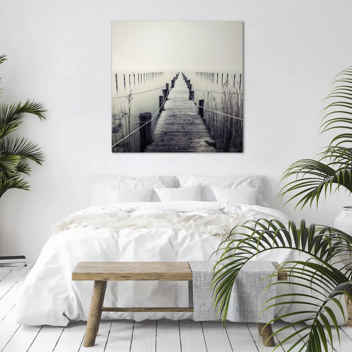 Obraz na płótnie - Zanurz się w spokoju - 70x70 cm