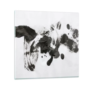 Obraz na szkle - W szaleństwie metoda? - 70x70 cm