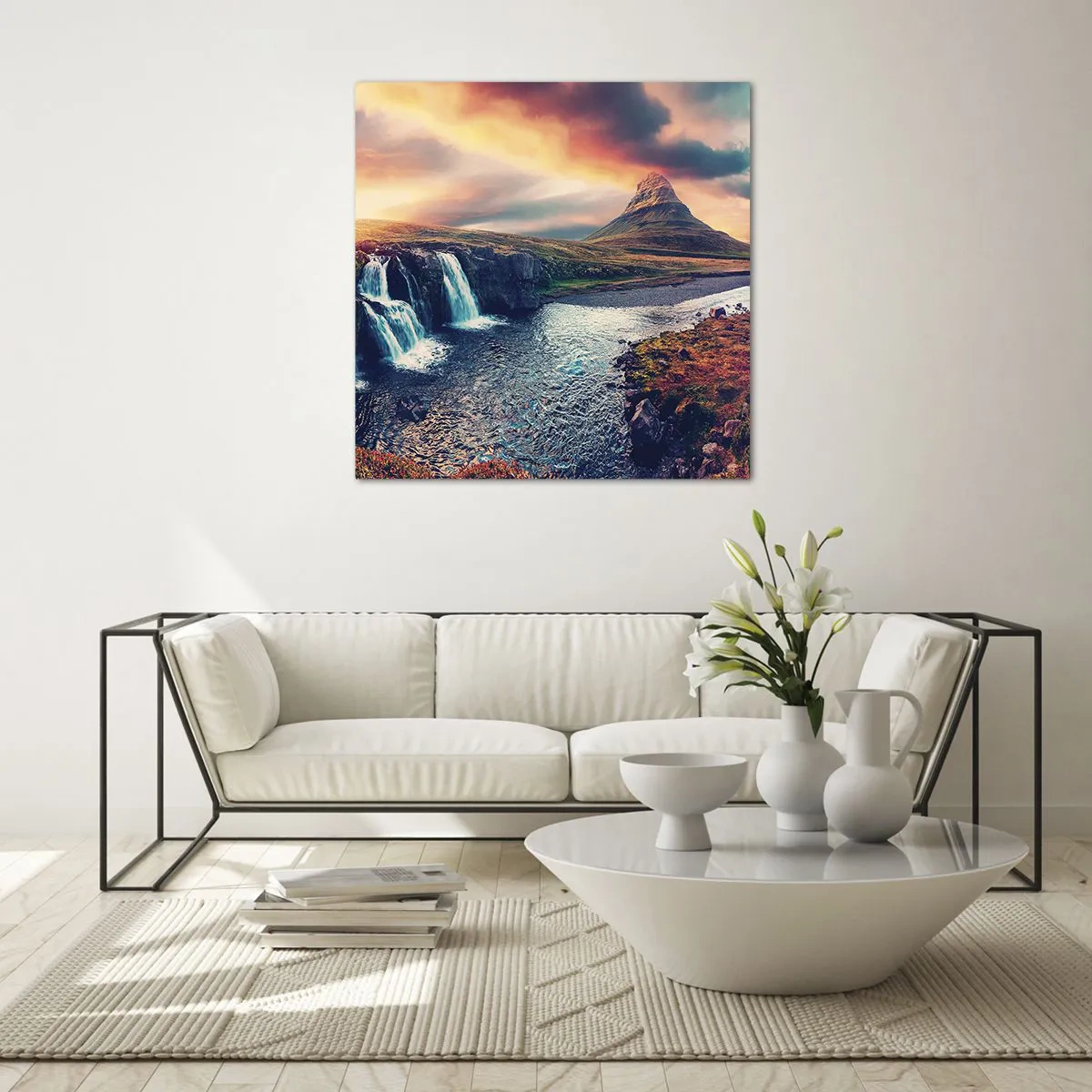 Obraz na szkle - W majestacie przyrody - 60x60 cm