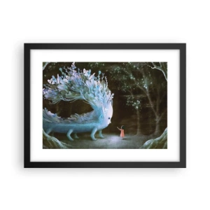 Plakat w czarnej ramie - Fantastyczne spotkanie - 40x30 cm