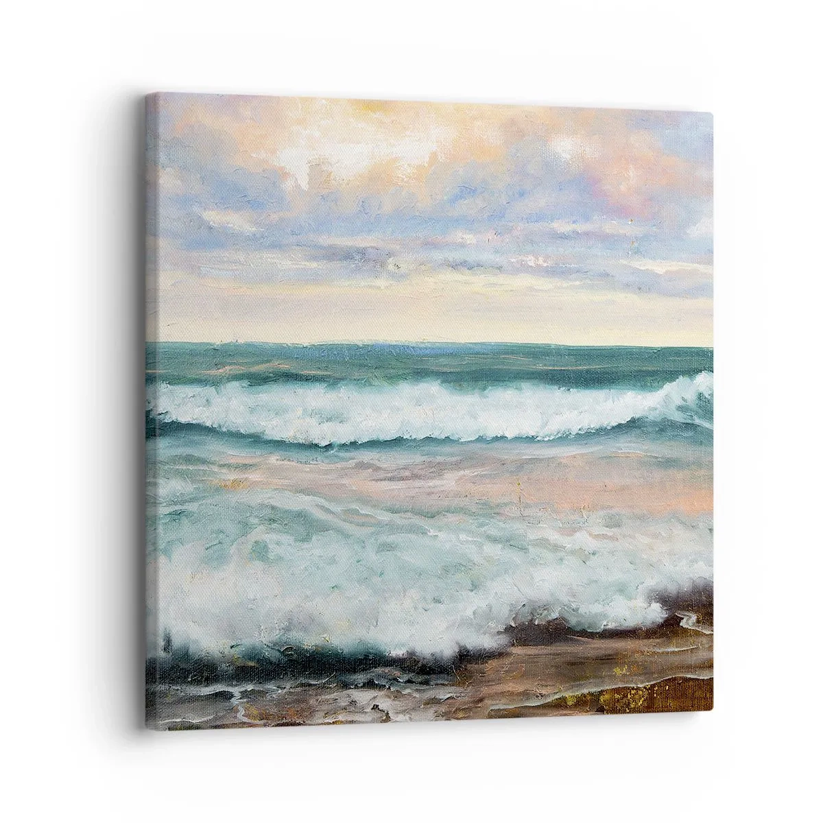 Obraz na płótnie - Tutaj wygładzisz duszę - 30x30 cm