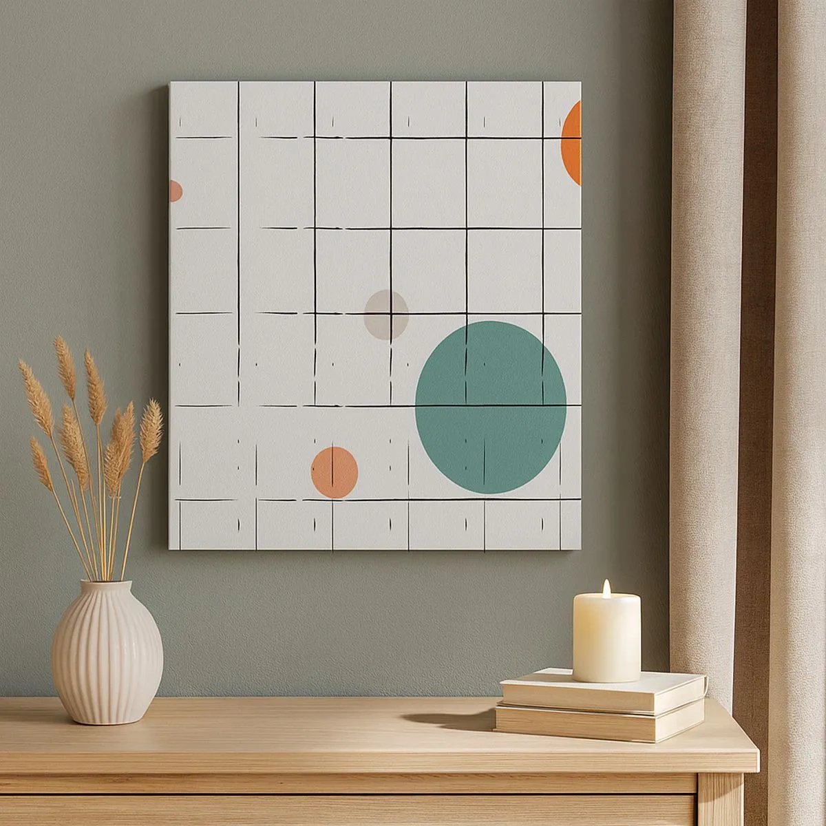 Obraz na płótnie - Uwięzione. My czy one? - 30x30 cm