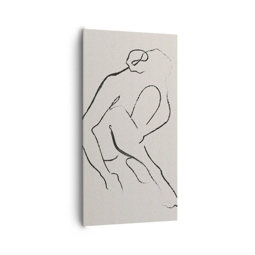 Obraz na płótnie - Szkic intymny - 65x120 cm