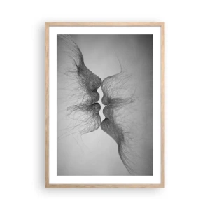 Plakat w ramie jasny dąb - Pocałunek wiatru - 50x70 cm