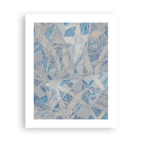 Plakat - W szaroniebieskim labiryncie - 40x50 cm