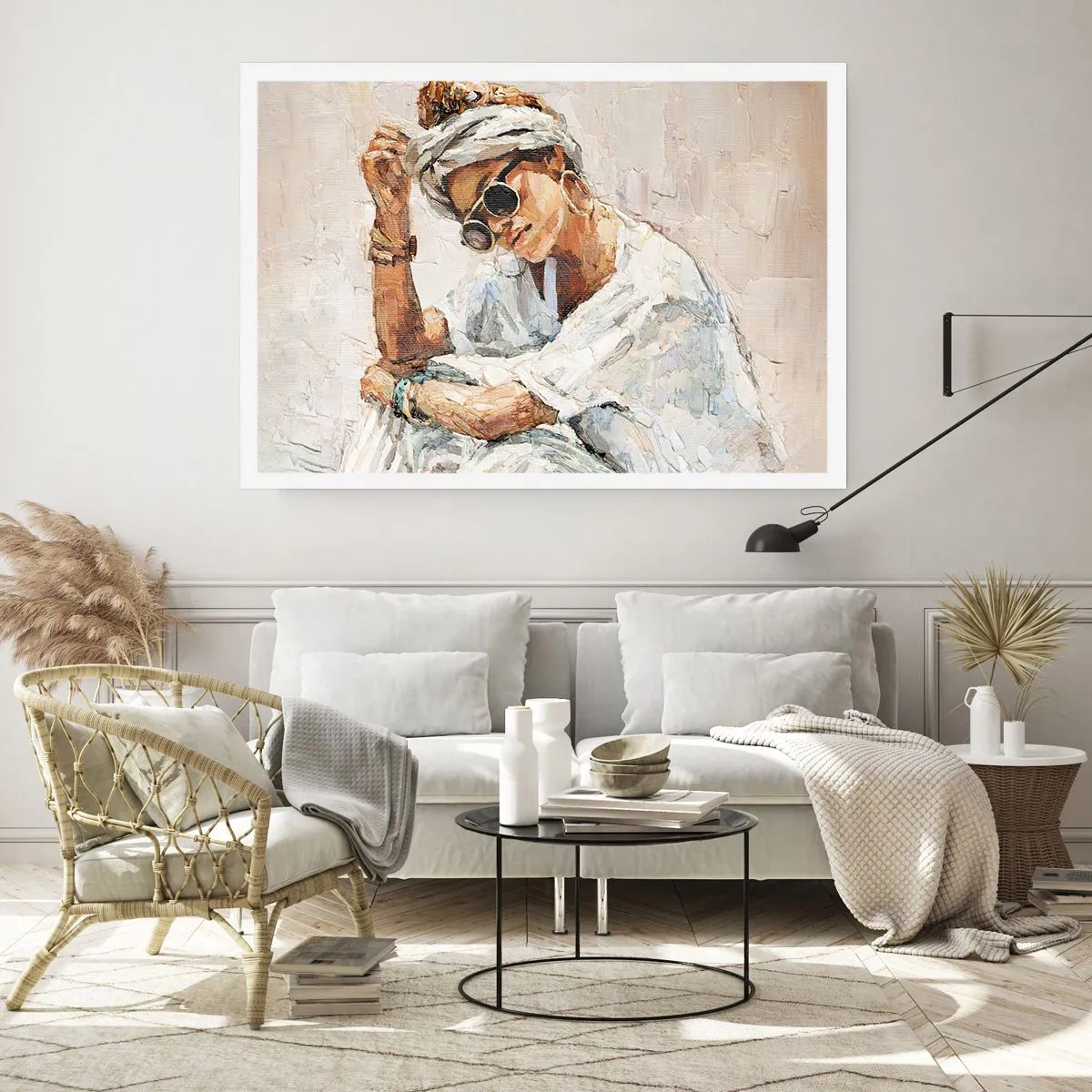 Plakat - Portret w pełnym słońcu - 91x61 cm