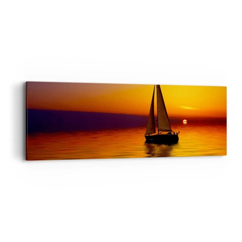 Obraz na płótnie - Jak tu cicho o zmierzchu… - 90x30 cm