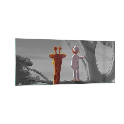 Obraz na szkle - To się naprawdę dzieje - 100x40 cm