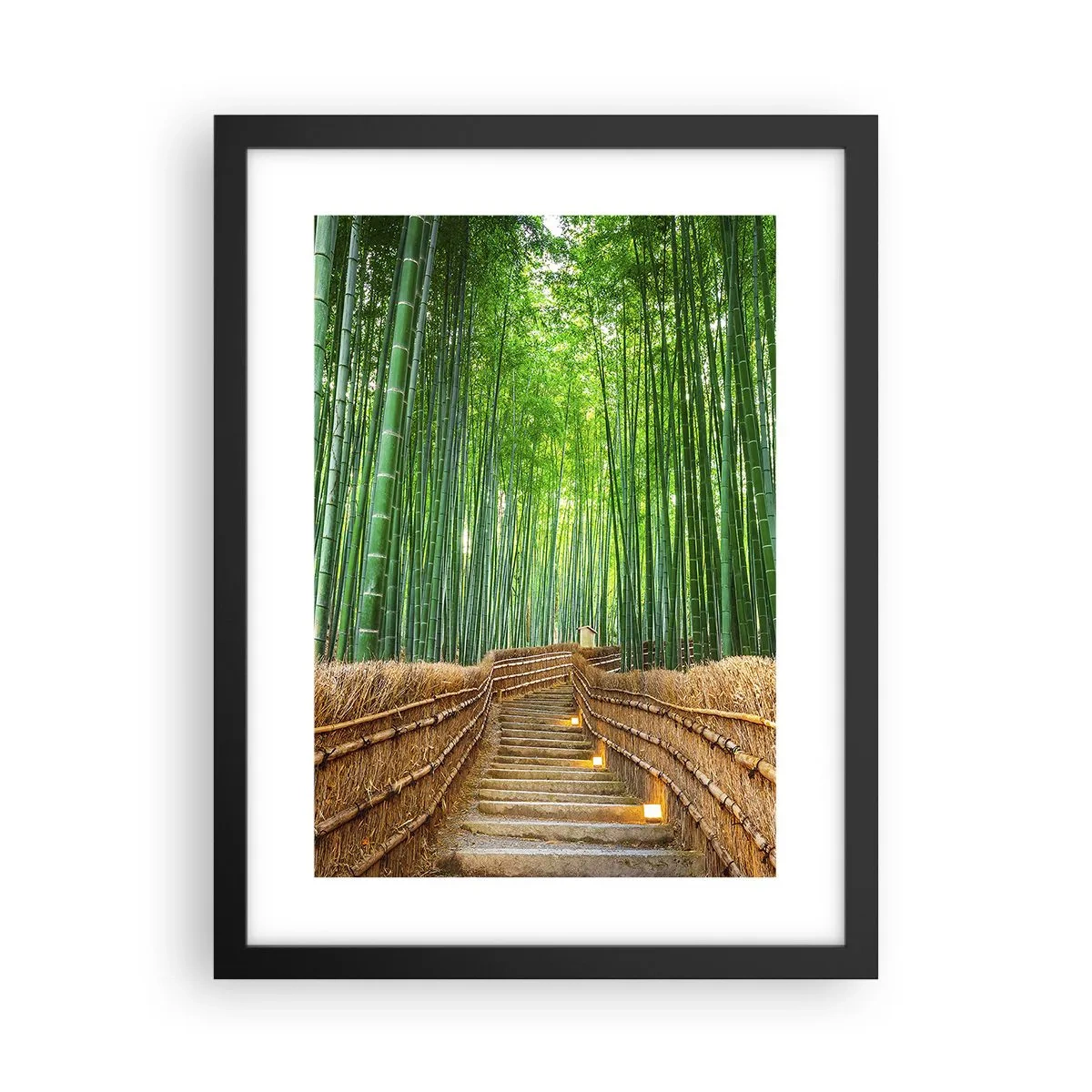 Plakat w czarnej ramie - Esencja azjatyckiej natury - 30x40 cm