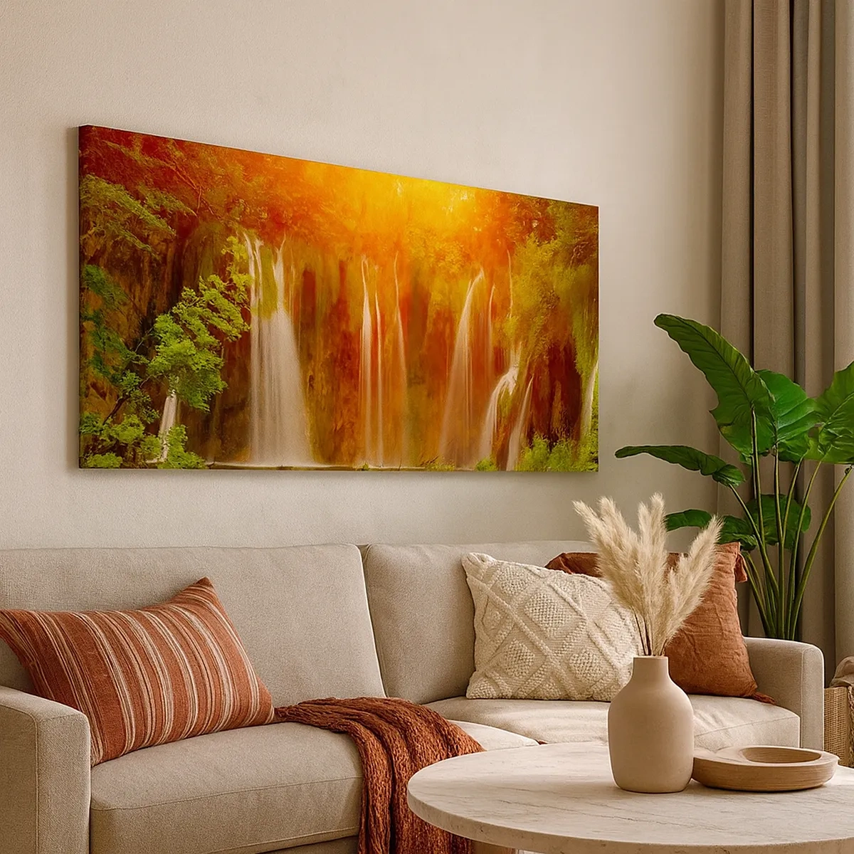 Obraz na płótnie - W słońcu i w cieniu - 30x30 cm