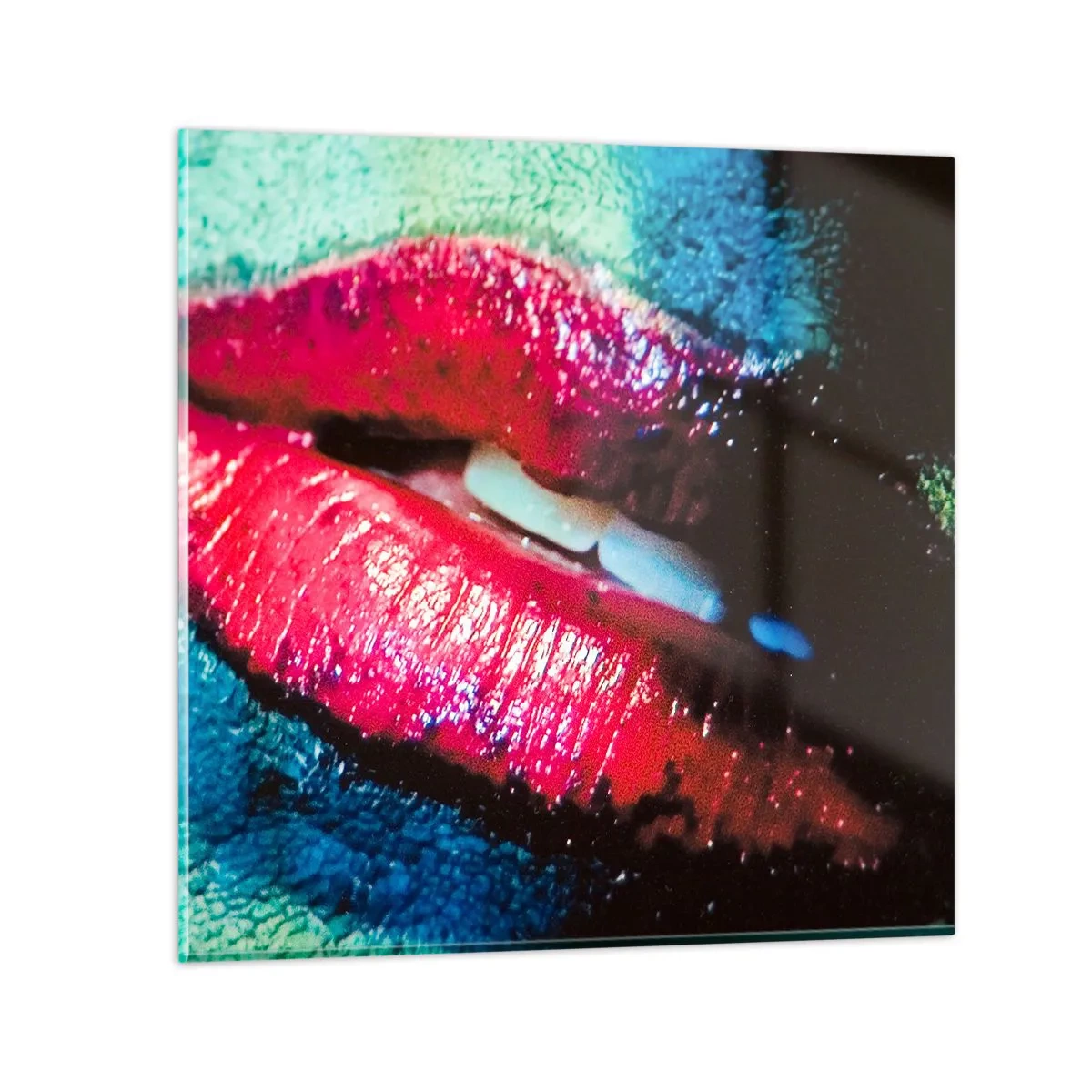 Obraz na szkle - Zmysłowe i niepokojące - 60x60 cm