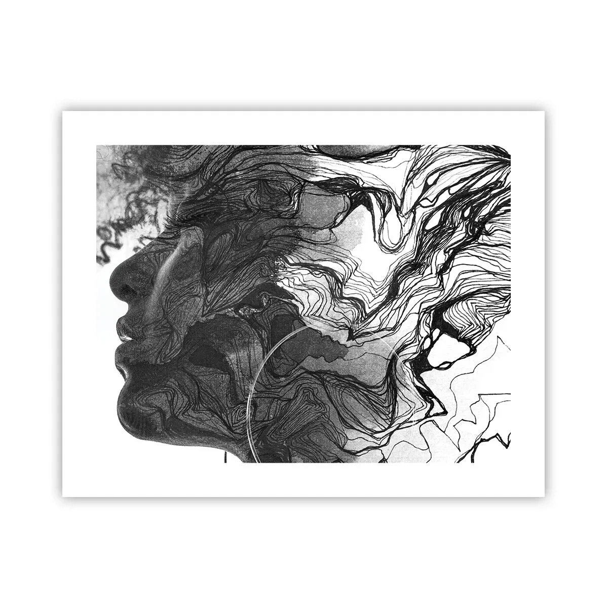 Plakat - Zaplątana w marzeniach - 50x40 cm
