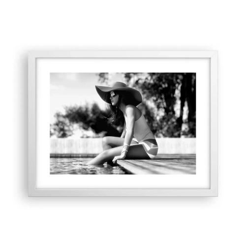 Plakat w białej ramie - Letnie marzenie - 40x30 cm