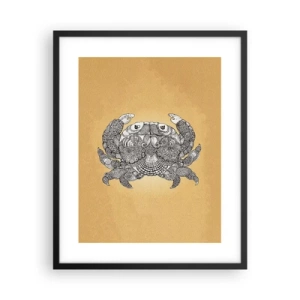 Plakat w czarnej ramie - Opowieści Pana Kraba - 40x50 cm