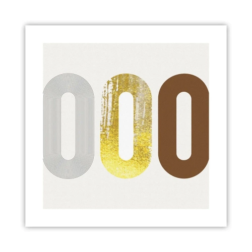 Plakat - Ooo! - 40x40 cm
