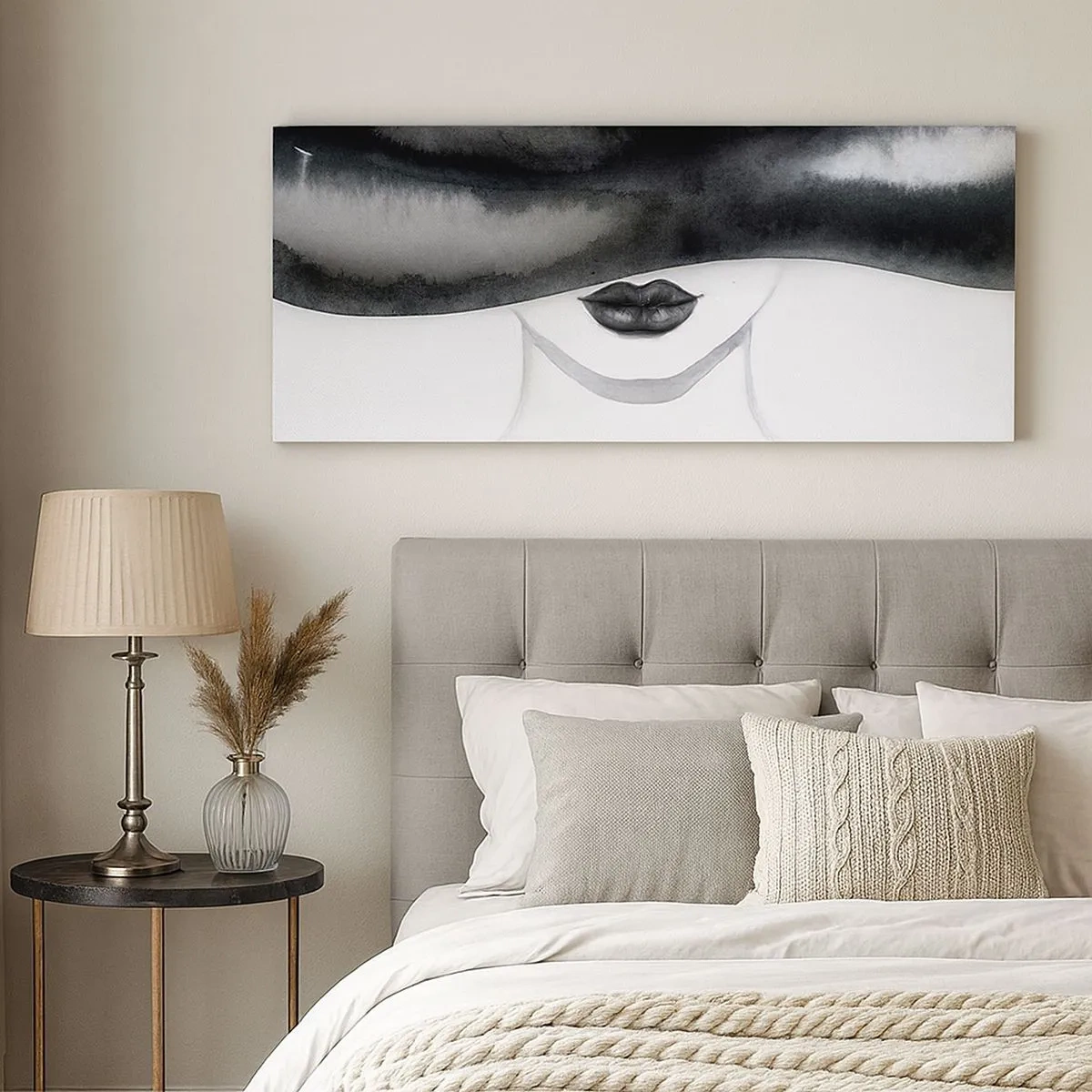 Obraz na płótnie - Zmysłowa tajemnica - 100x40 cm