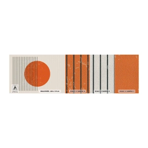 Fototapeta Próbka Premium Canvas - Zawsze słońce - Słońce, Minimalistyczny, Linie - 100x30 cm