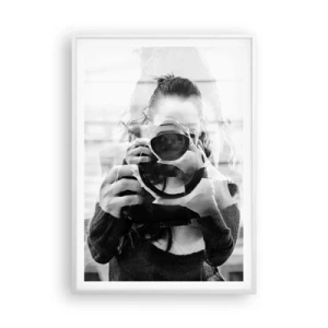 Plakat w białej ramie - Twórca i tworzywo - 70x100 cm