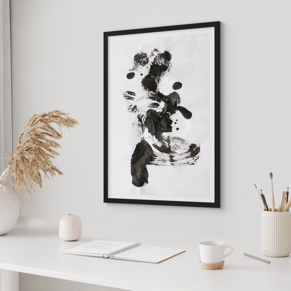 Plakat w czarnej ramie - W szaleństwie metoda? - 70x100 cm