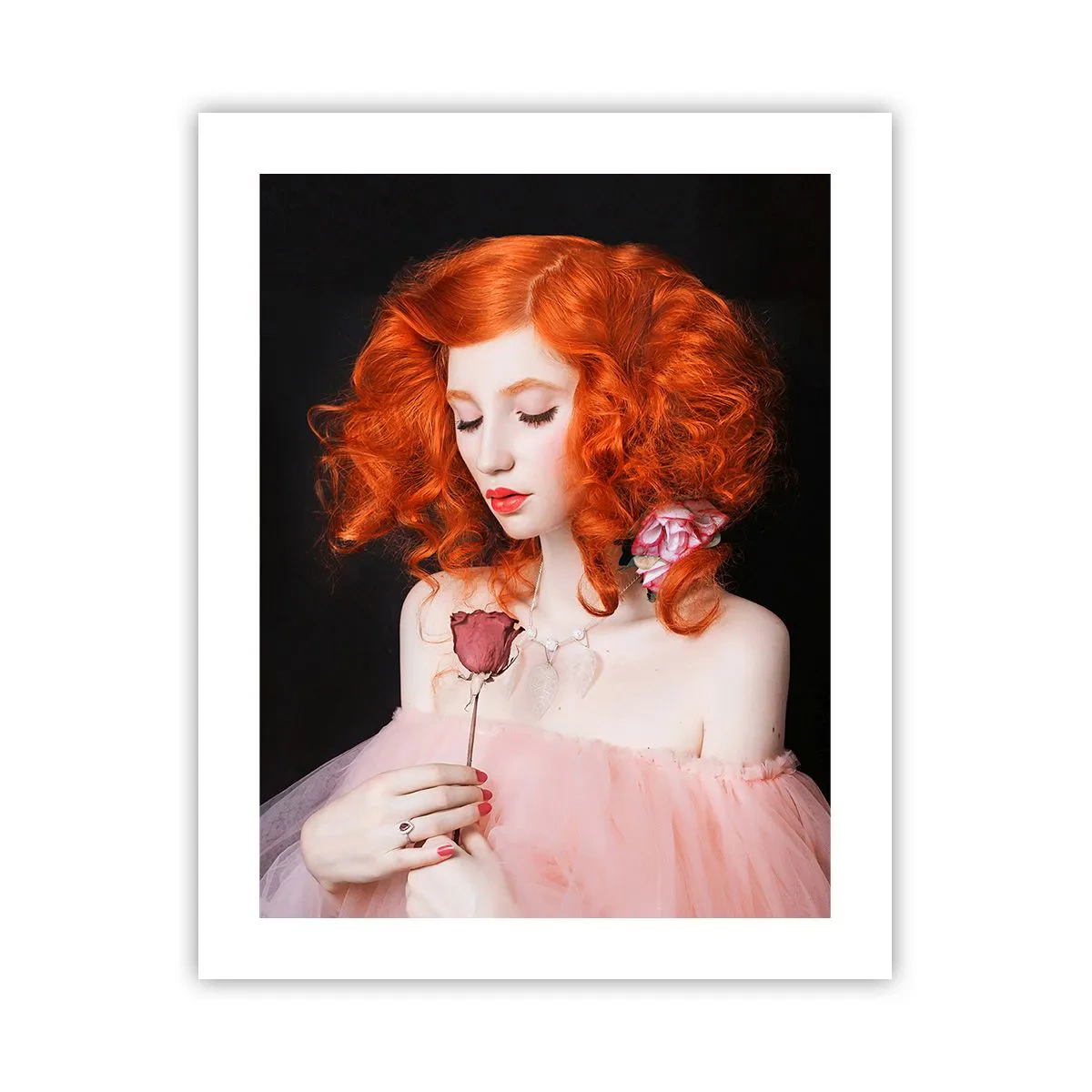 Plakat - W barokowym stylu - 40x50 cm