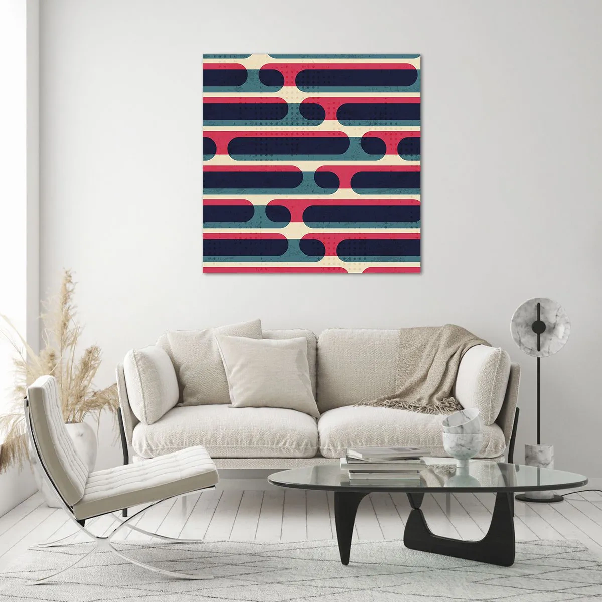 Obraz na szkle - W głąb i do przodu - 30x30 cm