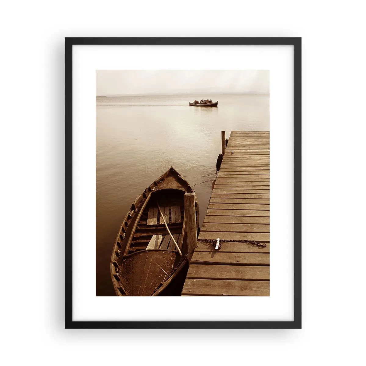 Plakat w czarnej ramie - Wielki spokój - 40x50 cm