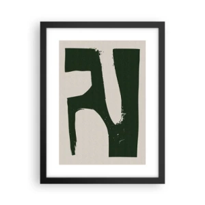 Plakat w czarnej ramie - Zatoki bieli - 30x40 cm