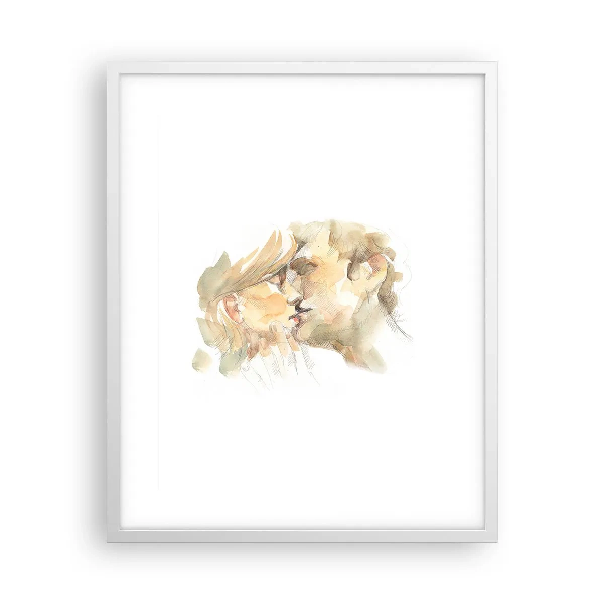 Plakat w białej ramie - Odnaleziona połowa? - 40x50 cm