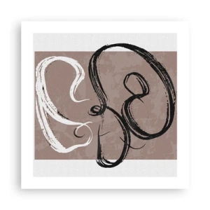 Plakat - Kompozycja – poszukiwanie pełni - 50x50 cm