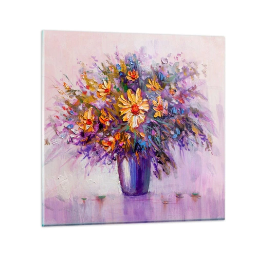 Obraz na szkle - Słodko pachnie, słodko wygląda - 50x50 cm