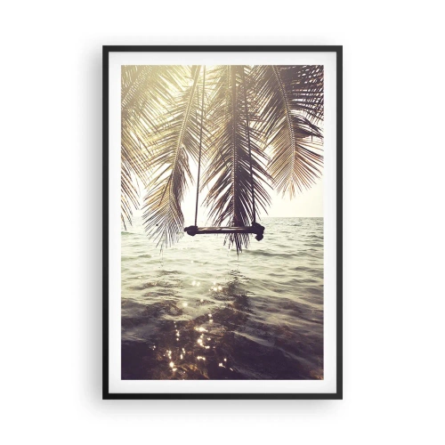 Plakat w czarnej ramie - Można bujać w obłokach do woli - 61x91 cm