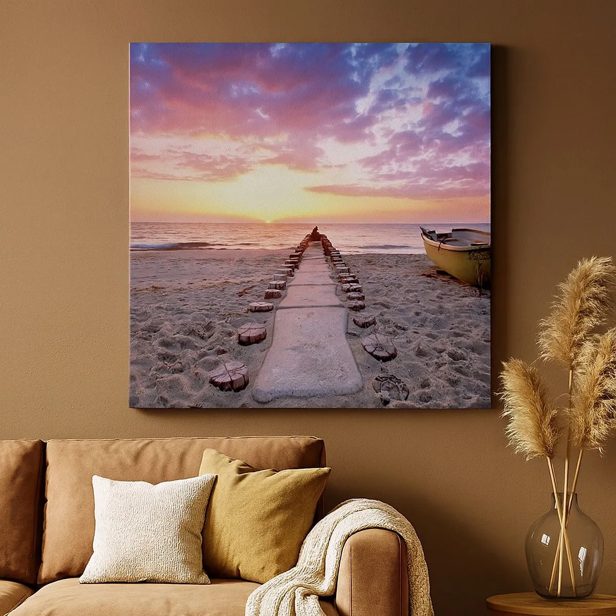 Obraz na płótnie - Chwila głębokiego przeżycia - 30x30 cm