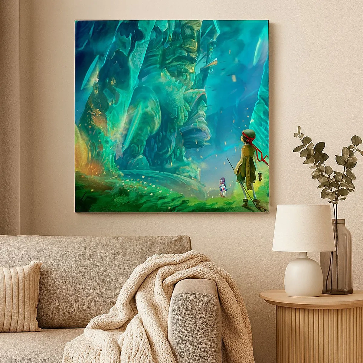 Obraz na płótnie - Z wielkiej Księgi Baśni - 30x30 cm