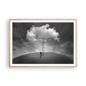 Plakat w ramie jasny dąb - Wszystko możliwe - 100x70 cm