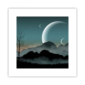 Plakat - Karnawał gwiaździstej nocy - 30x30 cm