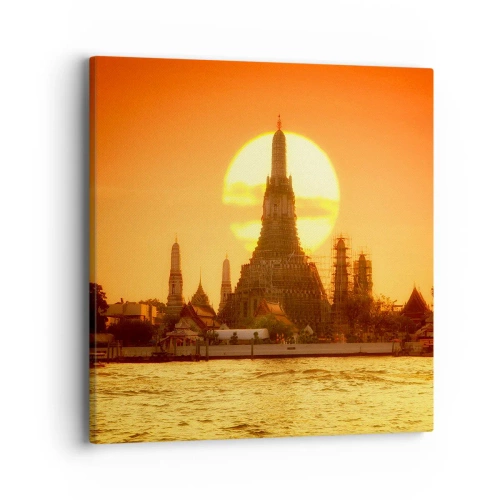 Obraz na płótnie - Ku słońcu, zawsze ku słońcu - 40x40 cm