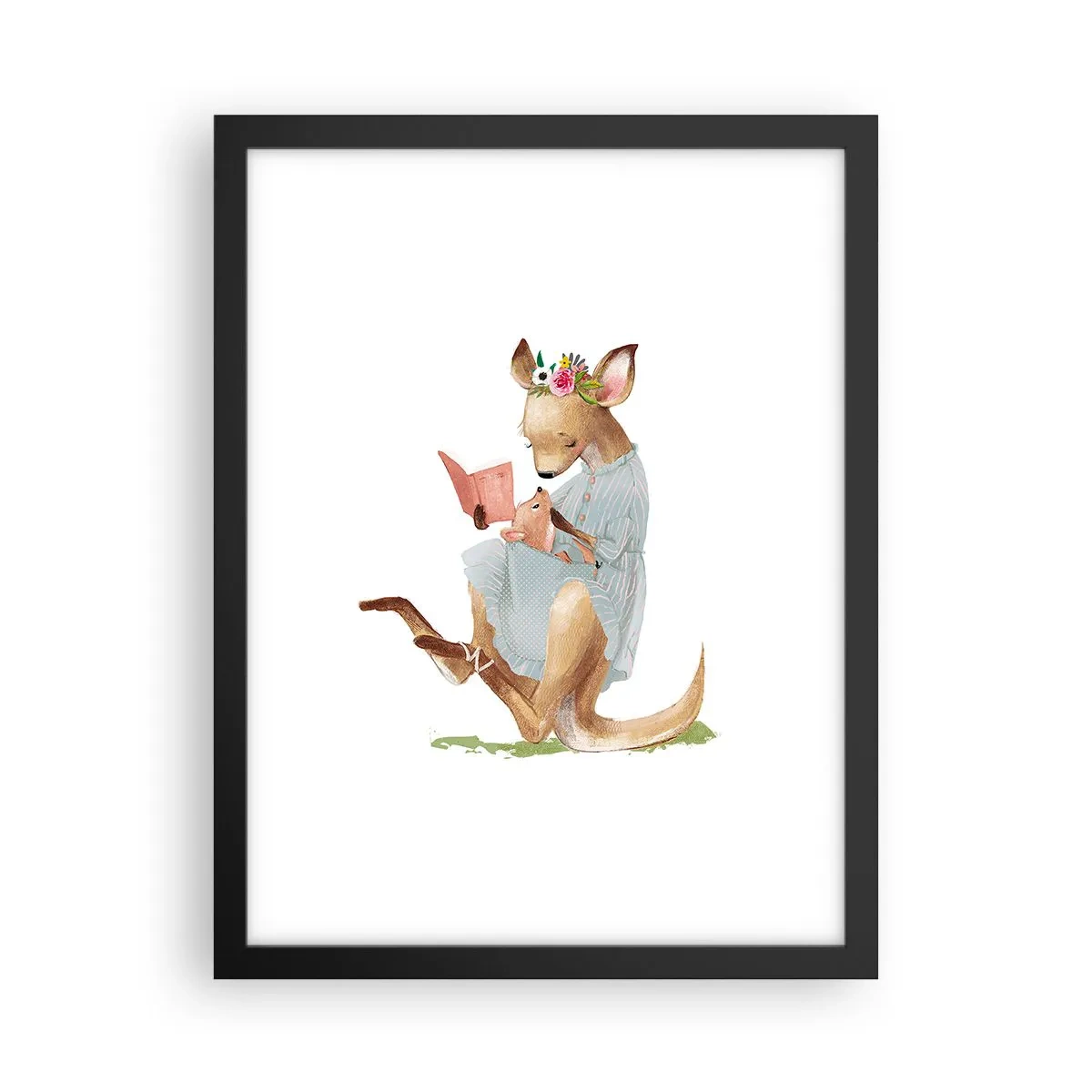 Plakat w czarnej ramie - Poczytaj mi, mamo - 30x40 cm