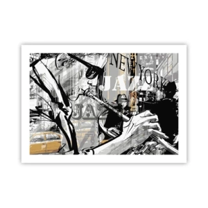 Plakat - W rytmie Nowego Jorku - 70x50 cm