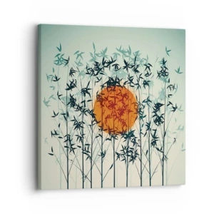 Obraz na płótnie - Japońskie słońce - 30x30 cm