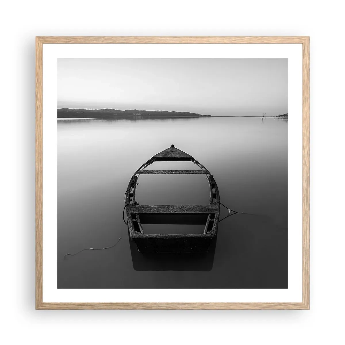 Plakat w ramie jasny dąb - Tęsknota i melancholia - 60x60 cm