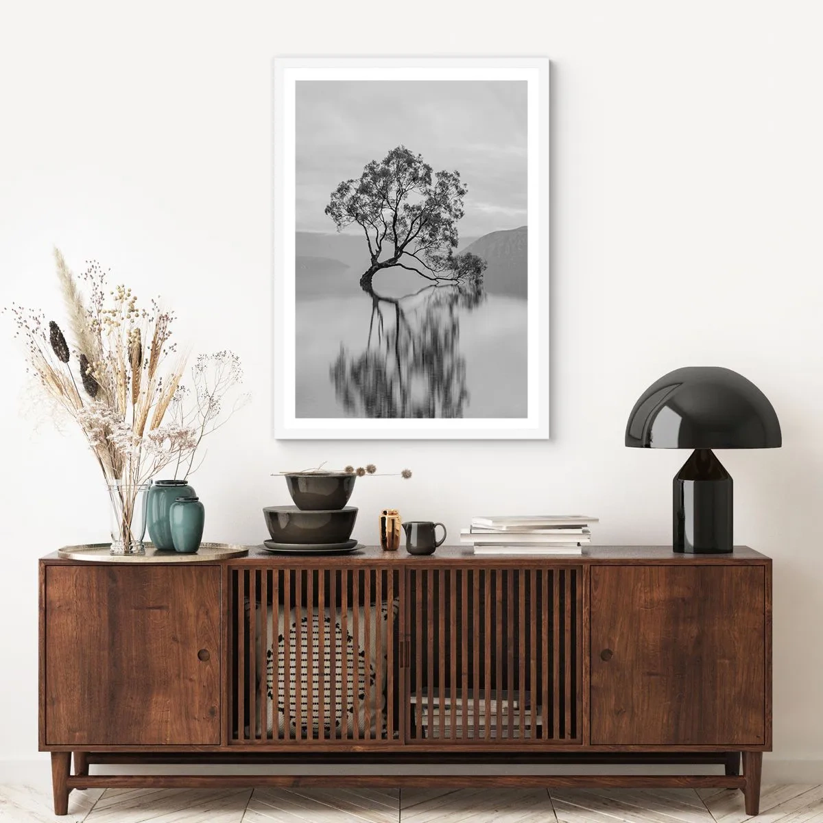 Plakat w białej ramie - Jest taki kraj - 70x100 cm