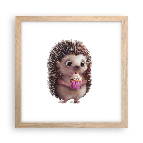 Plakat w ramie jasny dąb - Święto jest co dzień - 30x30 cm