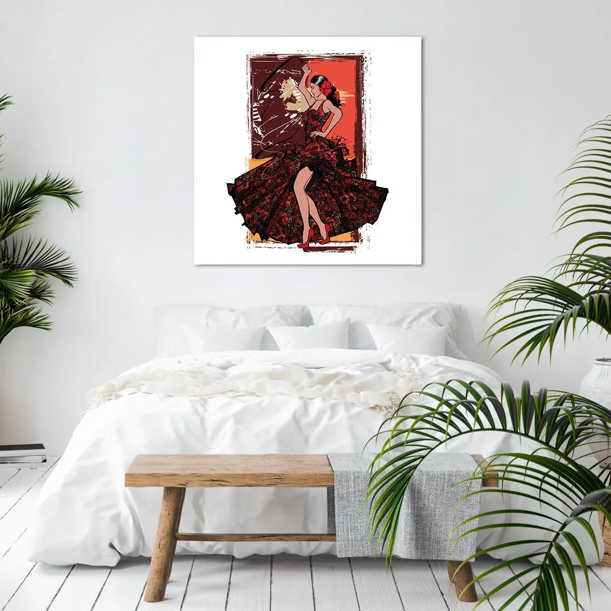 Obraz na płótnie - W rytmie serca - 40x40 cm